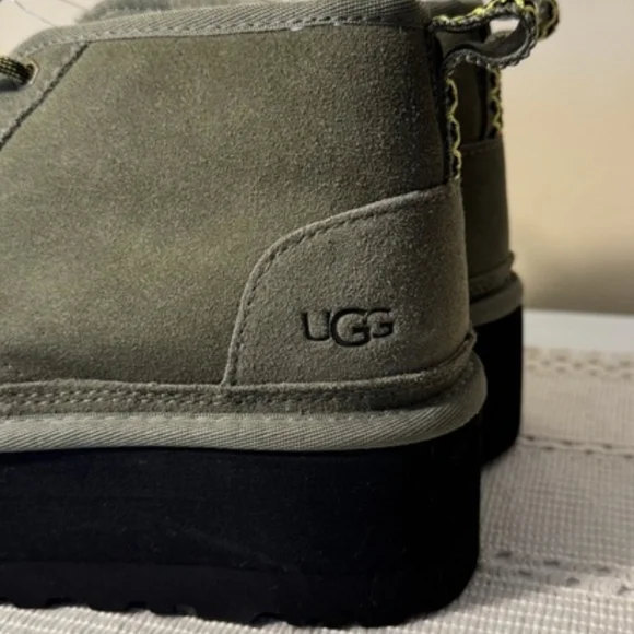 UGG Neumel Heritage Suede Platform Ankle Boots - NWOB - Picture 5 of 6